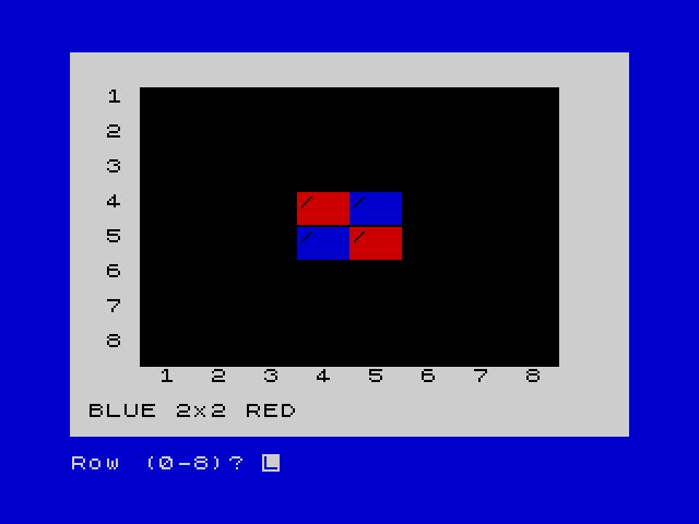 Othello screenshot 2 for ZX Spectrum